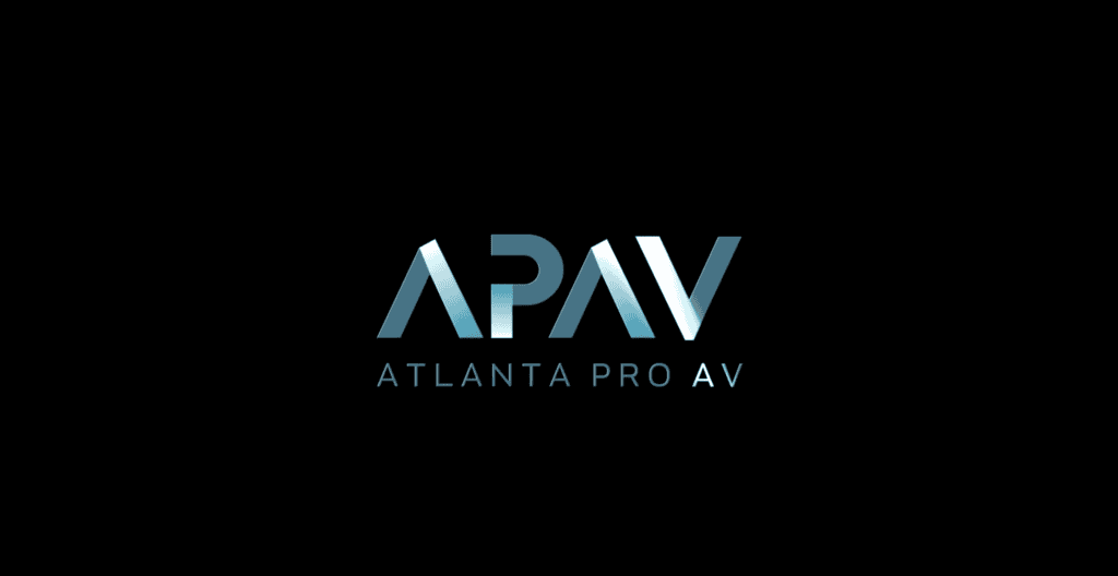 APAV Logo on a black background